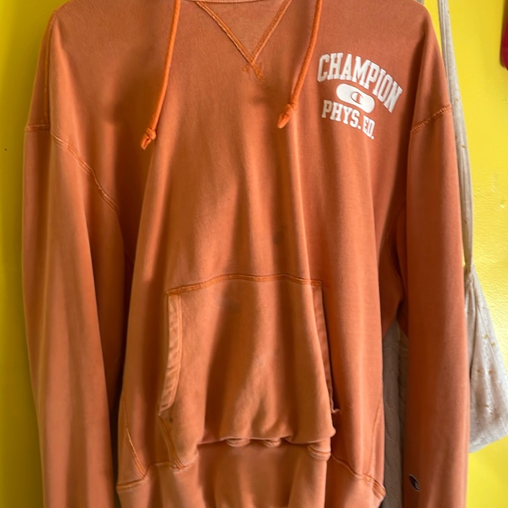 Orange hoodie